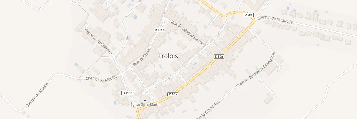 Plan du 7 Rue des Ecoles à Frolois