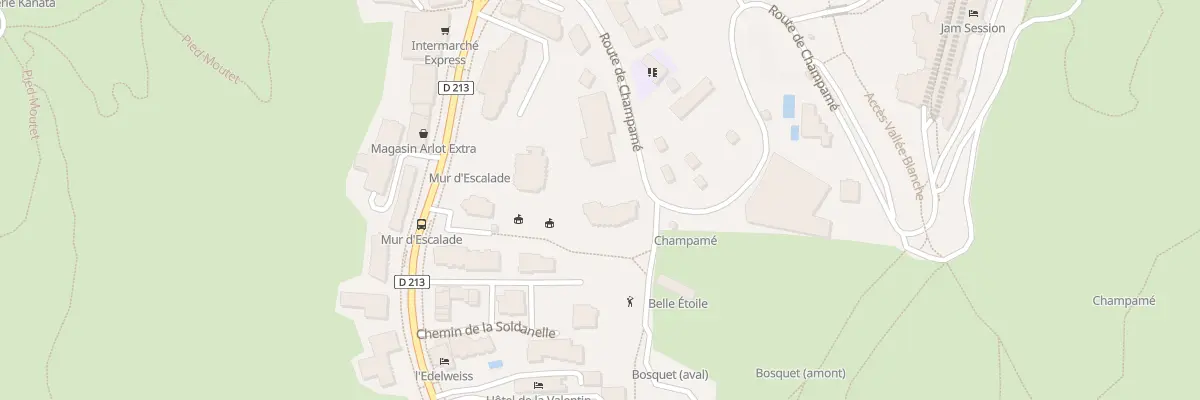 Plan du 9 Rte de Champamé aux Deux Alpes