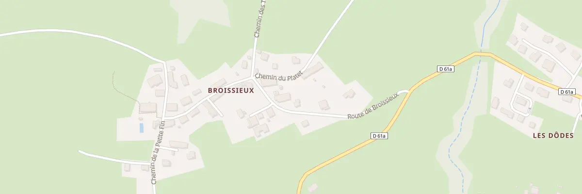 Plan du 248 Rte de Broissieux à Bellecombe-en-Bauges