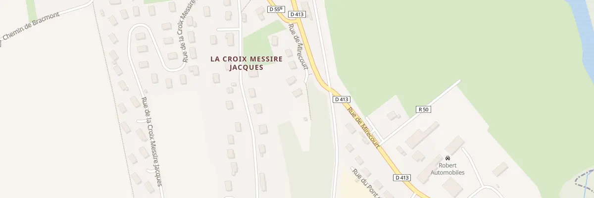 Plan du 5345 Rue de Mirecourt à Poussay
