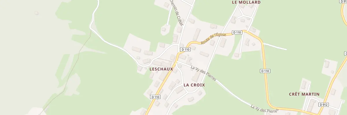 Plan du 630 Rte de l’Église à Leschaux