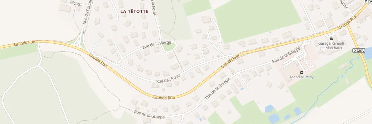 Plan du 18 Rue des Roses à Marchaux-Chaudefontaine