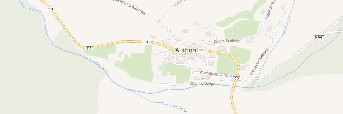 Plan du 5010 Le Village à Authon