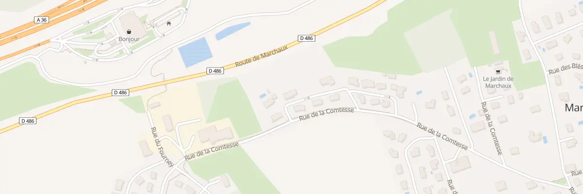 Plan du 6 Rue du Champ Nouveau à Marchaux-Chaudefontaine
