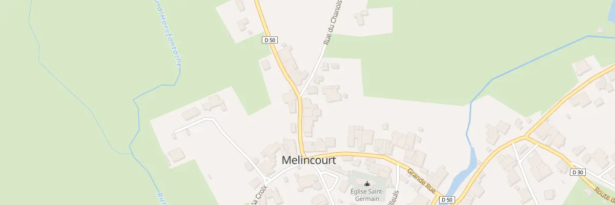 Plan du 6 Rte de Vauvillers à Melincourt
