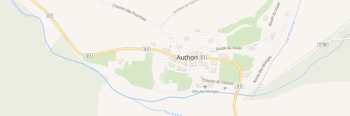 Plan du 5009 Le Village à Authon