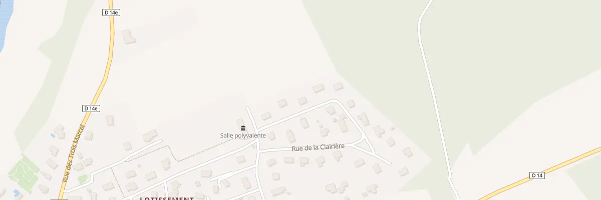 Plan du 34 Rue de la Clairière à Moncey