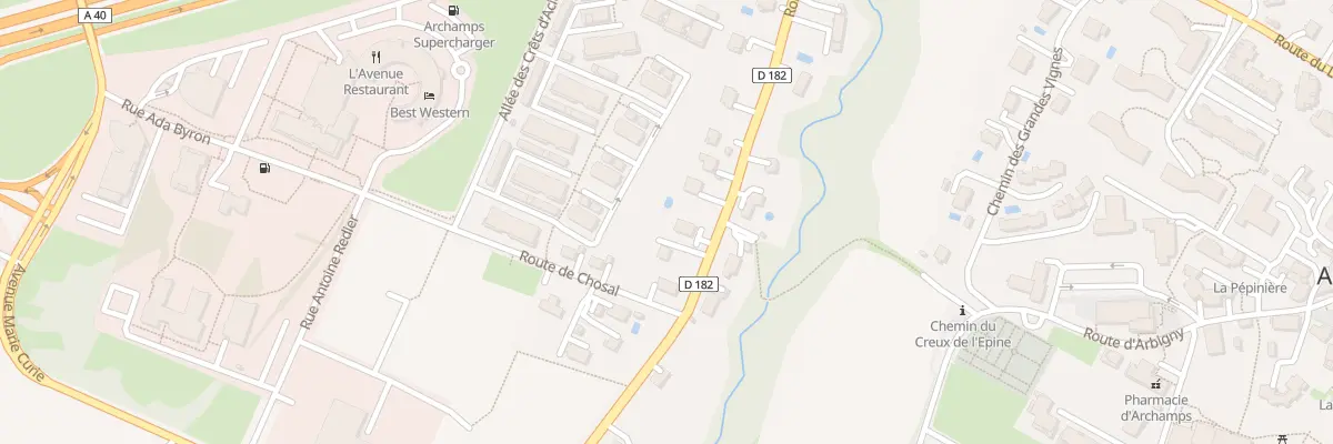 Plan du 350 Rte d’Annecy à Archamps