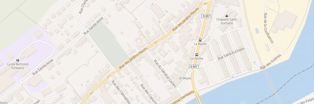 Plan du 80 Rue des Jardins Fleuris à Pompey