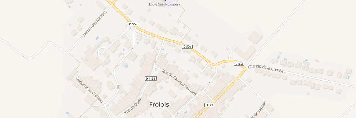 Plan du 5 Rue du General Bernard à Frolois