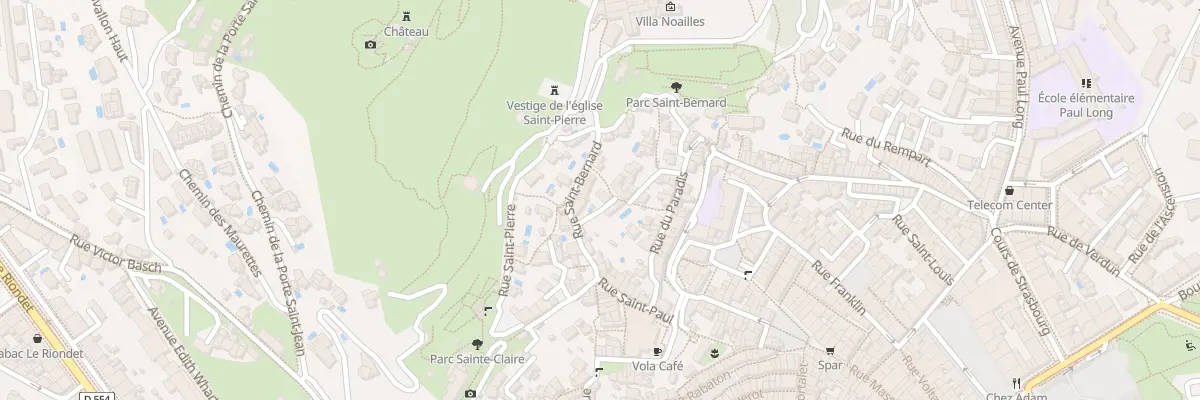 Plan du 7 Vc 1ère Tra Saint Bernard à Hyères