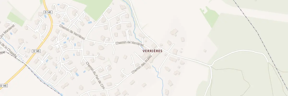 Plan du 336 Che de Verrières à Neydens