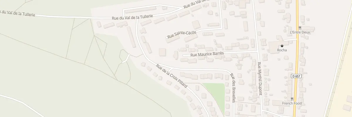 Plan du 36 Rue Maurice Barrés à Pompey