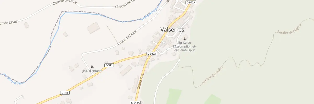 Plan du 36 Rue Grand’Rue à Valserres