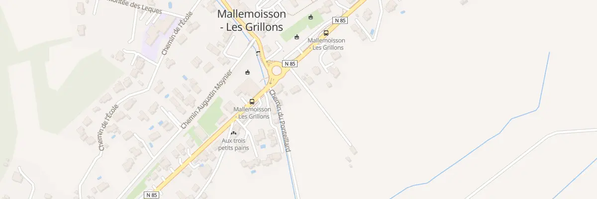 Plan du 4586 Av du General de Gaulle à Mallemoisson
