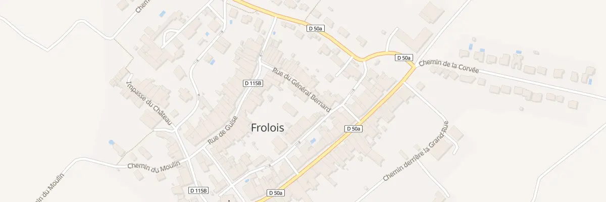 Plan du 6 Rue du General Bernard à Frolois
