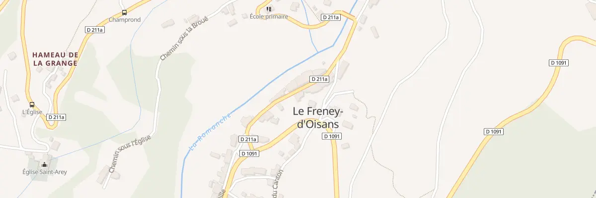 Plan du 5098 Le Village au Freney-d’Oisans