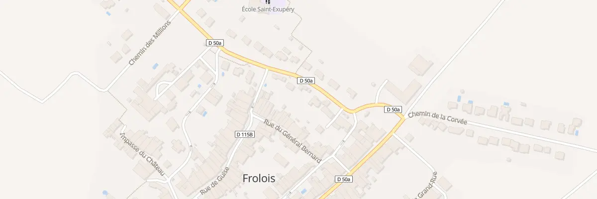 Plan du 7 Rue du General Bernard à Frolois