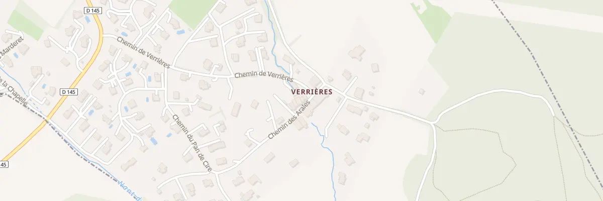 Plan du 46 Che des Arales à Neydens