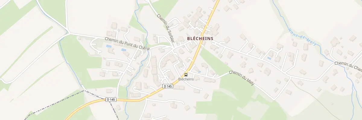 Plan du 91 Rte de la Croix à Archamps
