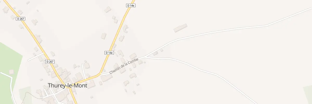 Plan du 10 Che de la Combe à Thurey-le-Mont