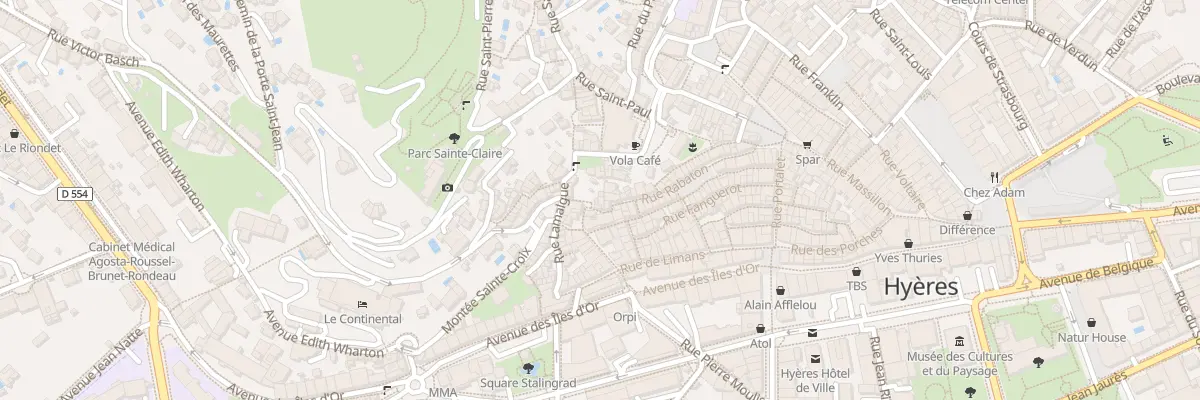 Plan du 26 Rue Rabaton à Hyères