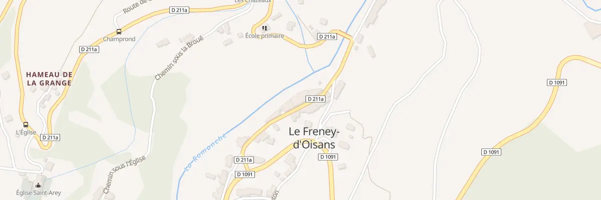 Plan du 127 Rue de l’Europe au Freney-d’Oisans