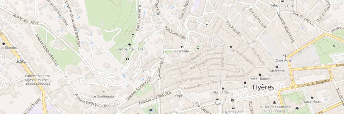 Plan du 28 Rue Lamalgue à Hyères