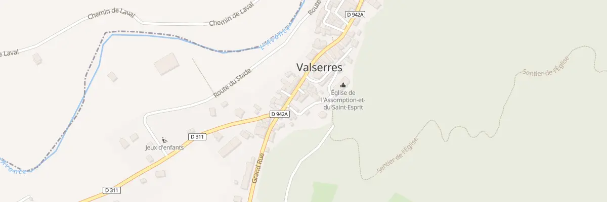 Plan du 5 Rue de Fontainebleau à Valserres