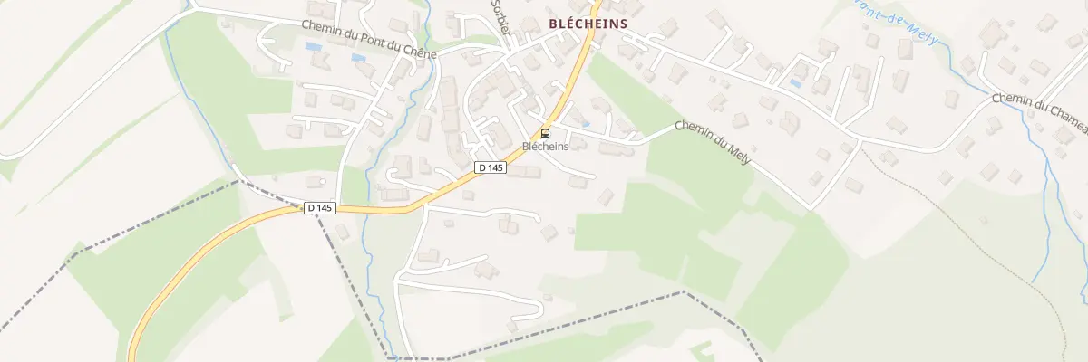 Plan du 303 Rte de Beaumont à Archamps