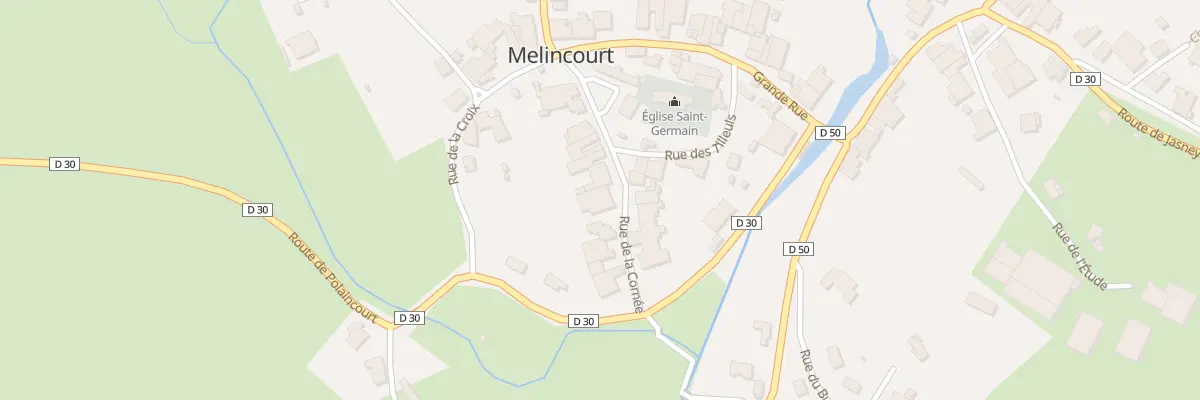Plan du 16 Rue de la Cornee à Melincourt
