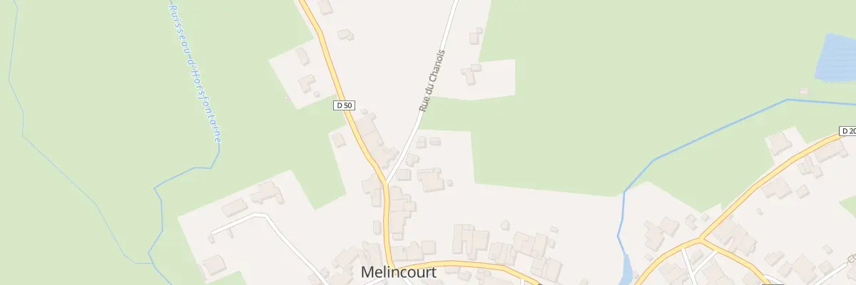 Plan du 4 Rue du Chanois à Melincourt