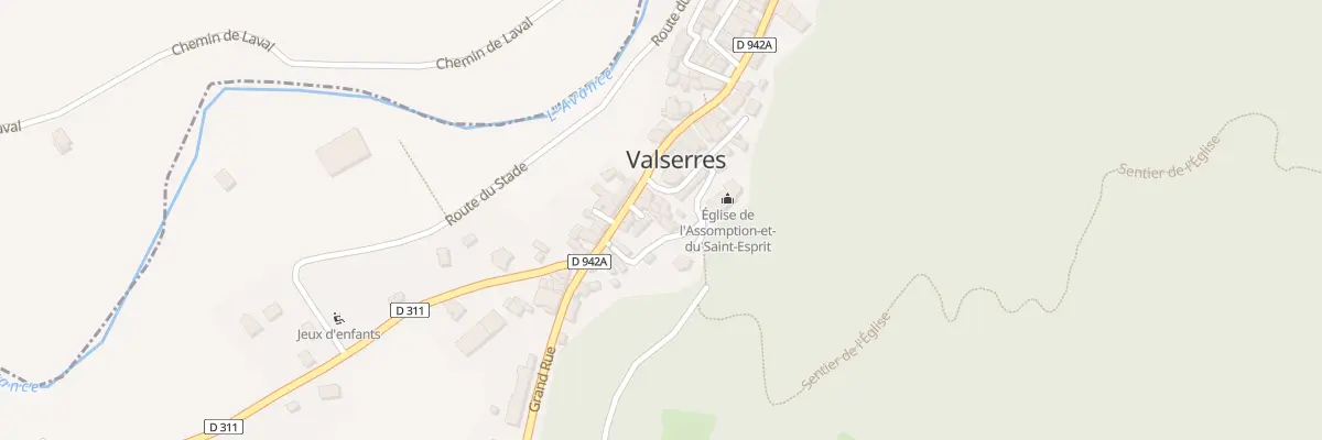 Plan du 2 Rue de Fontainebleau à Valserres
