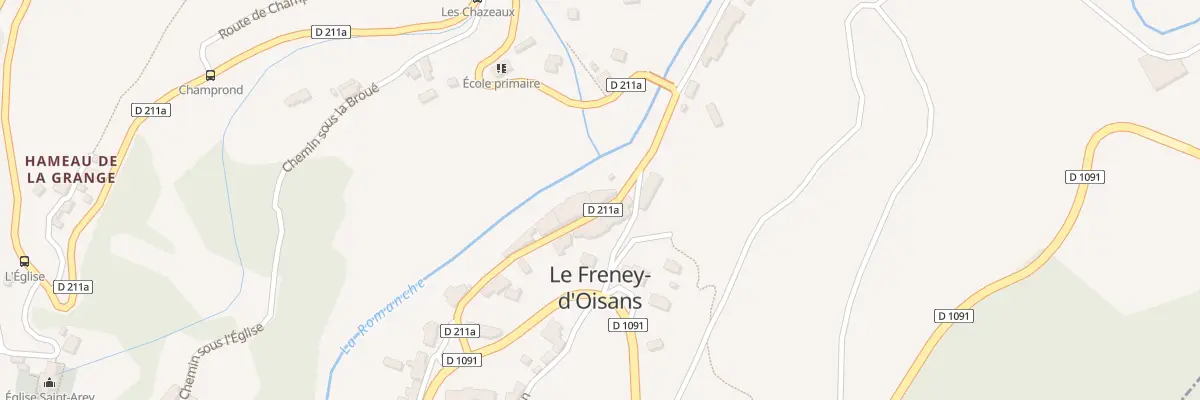 Plan du 165 Rue de l’Europe au Freney-d’Oisans