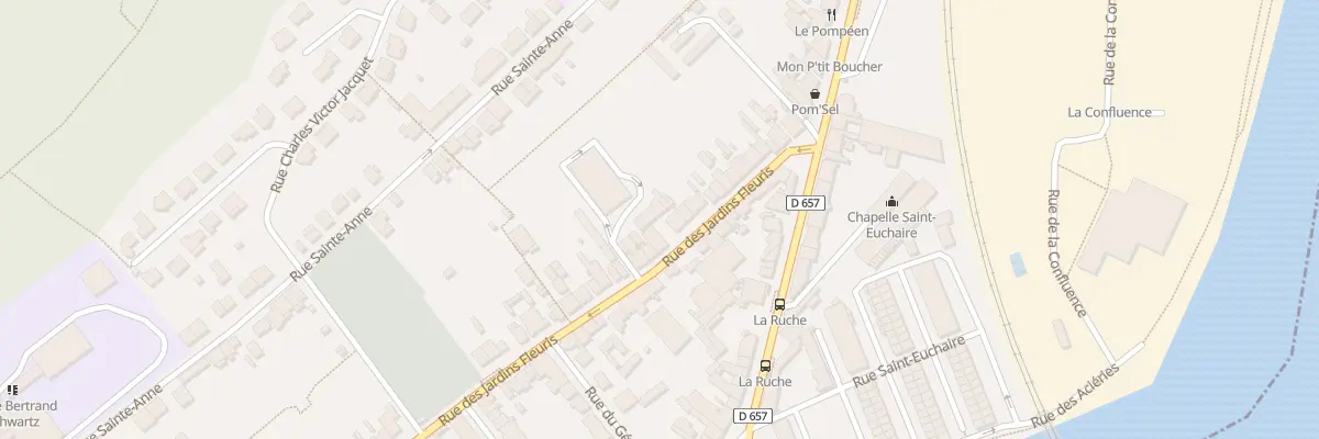 Plan du 105 Rue des Jardins Fleuris à Pompey
