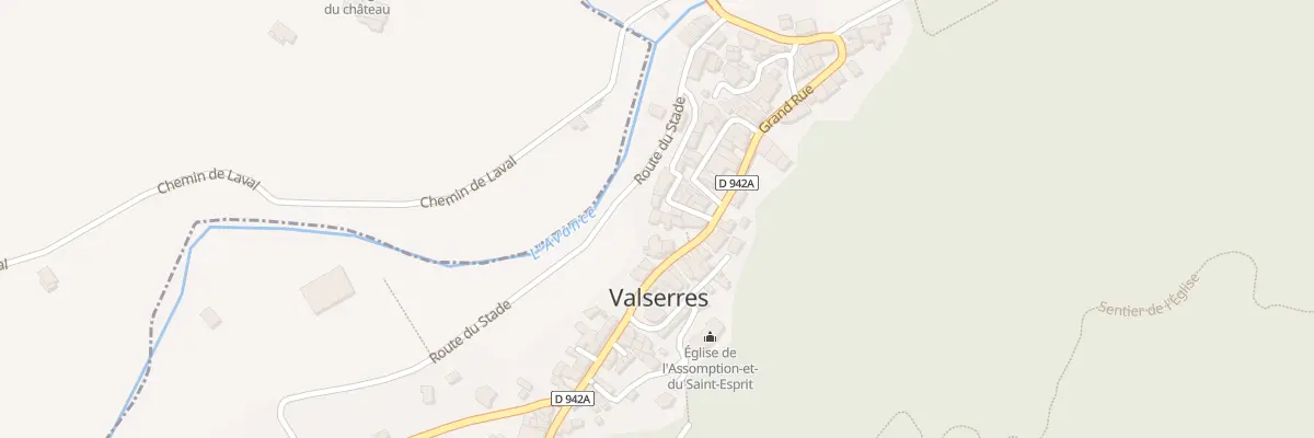 Plan du 5053 Le Village à Valserres