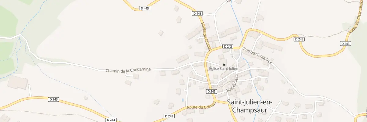 Plan du 5037A Saint Julien à Saint-Julien-en-Champsaur