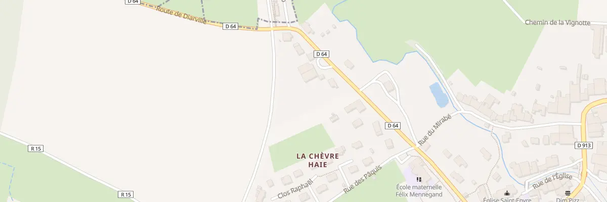 Plan du 9B Av de Fraiture à Diarville