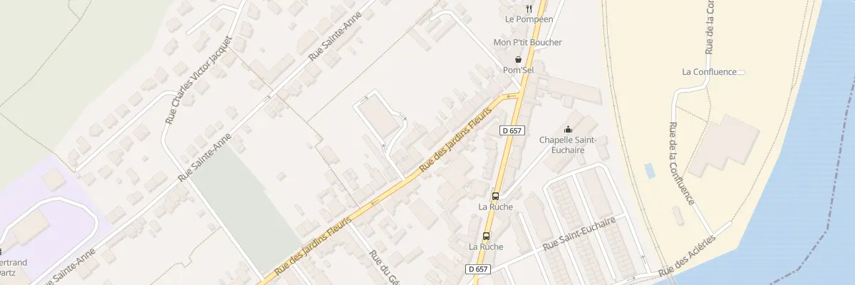Plan du 107 Rue des Jardins Fleuris à Pompey