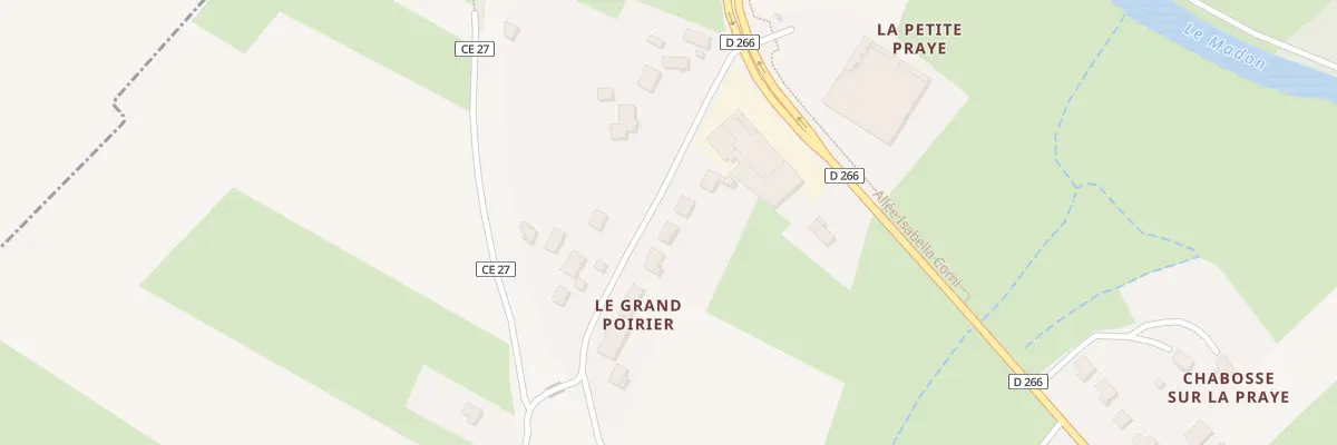 Plan du 8 Rue Stanislas à Mattaincourt