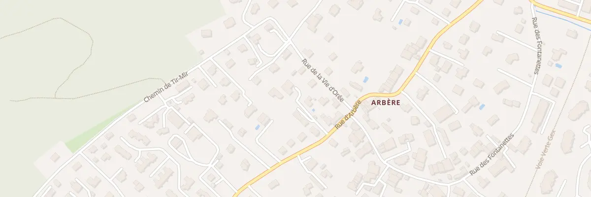 Plan du 420 Rue d’Arbère à Divonne-les-Bains