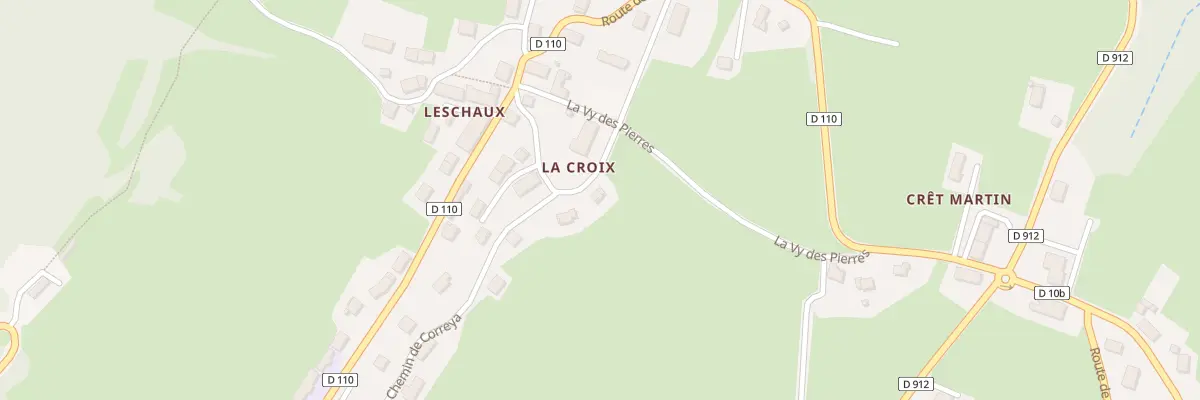 Plan du 165 Rte de Bellevue à Leschaux