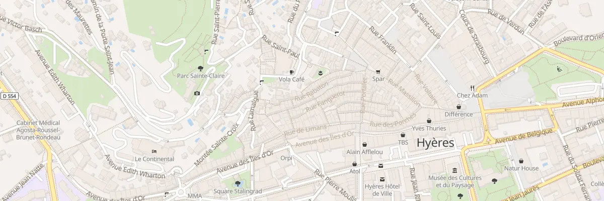 Plan du 27 Rue Rabaton à Hyères