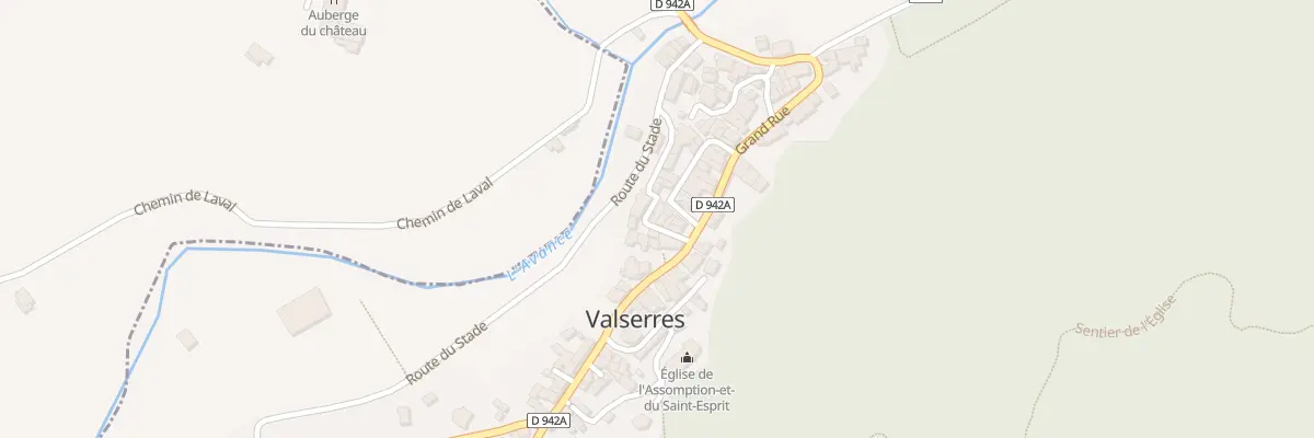 Plan du 2 Rue de l’Avance à Valserres