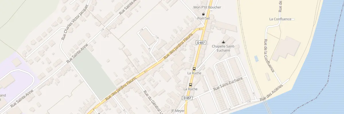 Plan du 102 Rue des Jardins Fleuris à Pompey