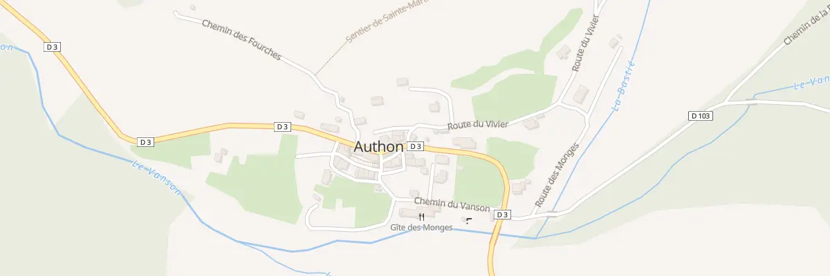 Plan de Plus Haut Grand Pre à Authon