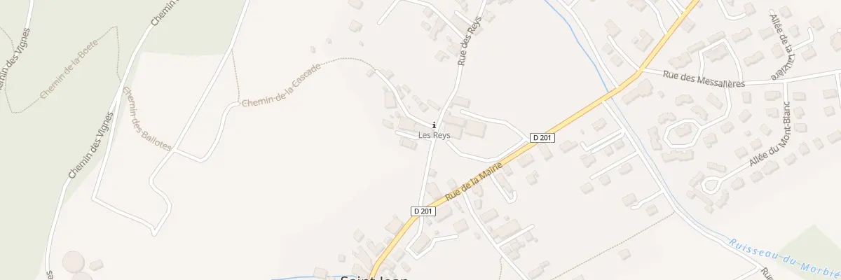 Plan du 6 Cour du nant à Saint-Jean-de-la-Porte