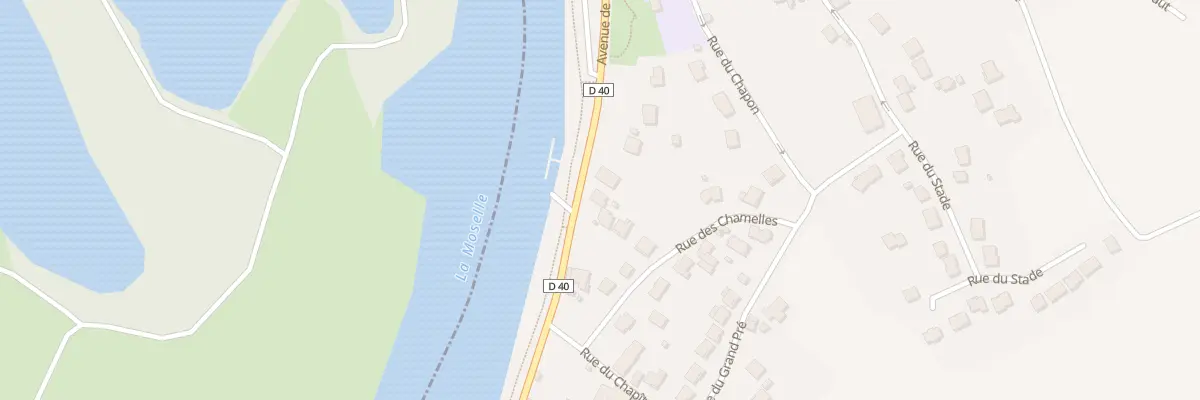 Plan du 45 Av de la Moselle à Millery