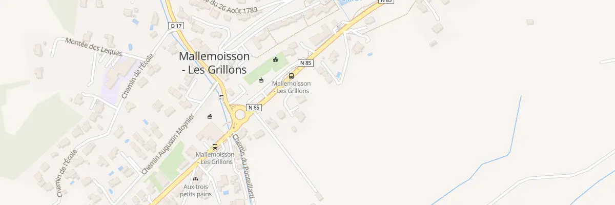 Plan du 5133A Les Paluds à Mallemoisson