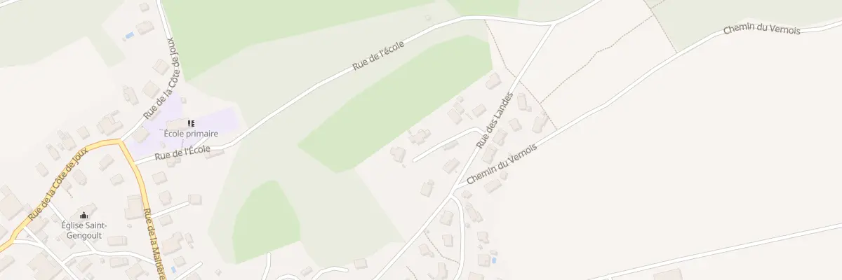 Plan du 13 Rue des Landes à Gennes